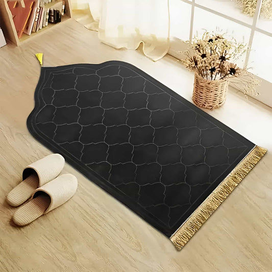 Premium Muslim Prayer Mat with Tassel Design - Non-Slip, Durable & Comfortable