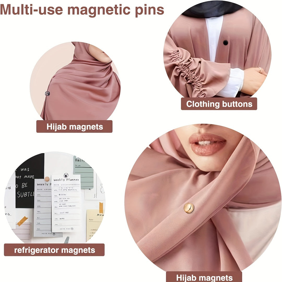 Magnetic Hijab Pins usage