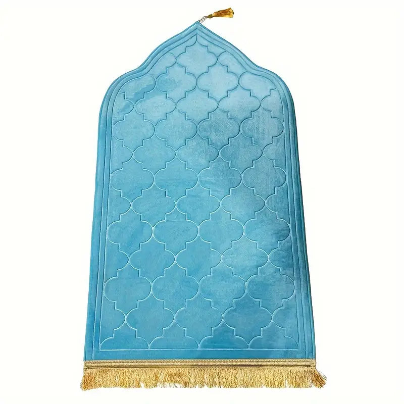 prayer mat light blue